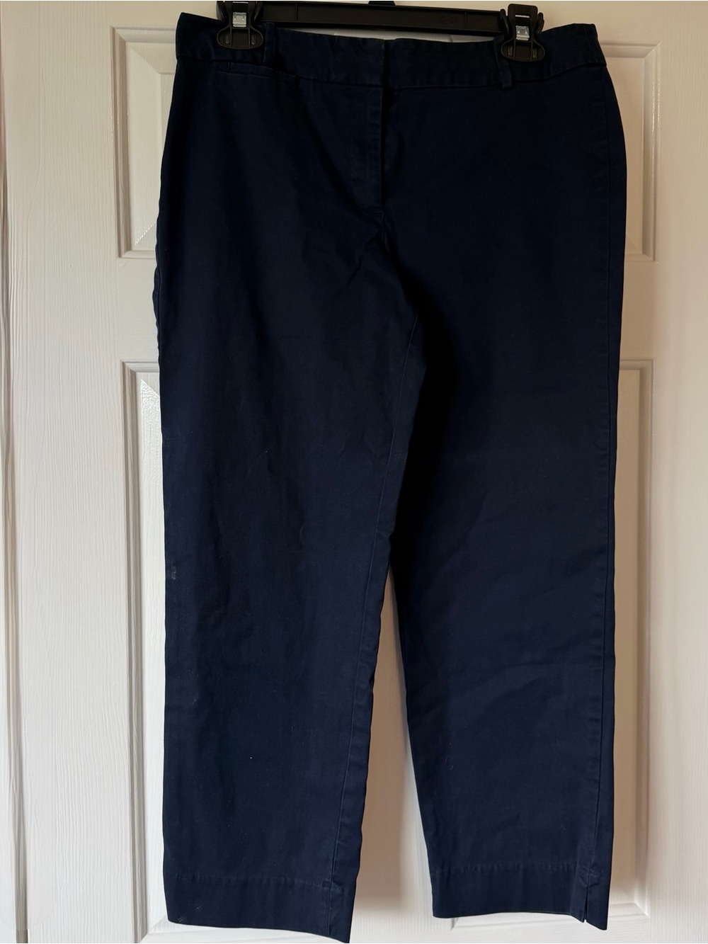 Talbots Navy, Cotton Ankle Pants